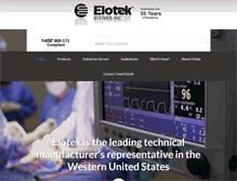Tablet Screenshot of elotek.com